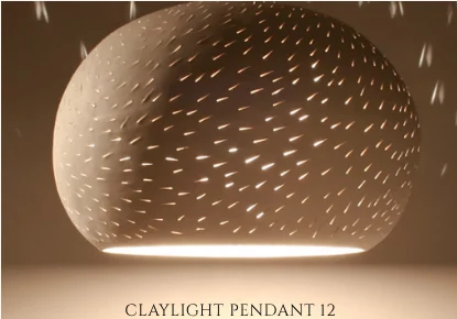 Claylight Pendant 12 — Contemporary mood board piece